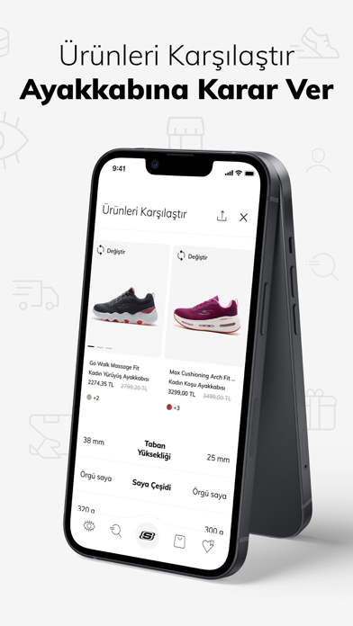 Skechers Türkiye shopping features